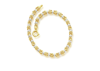 Dual Tone Plated | Byzantine Chains